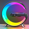 SYLORA LAMP MINIMAL - New Intelligent G Shaped LED Lamp Bluetooth Speake Wireless Charger Atmosphere Lamp App Control For Bedroom Home Decor