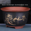 T010 Black Peony Basin 42cm